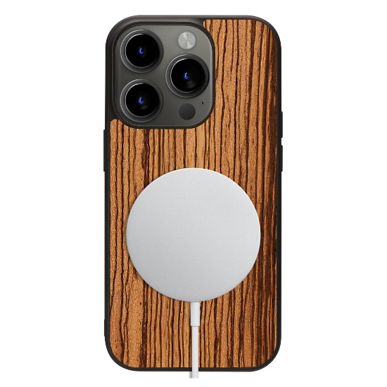 iPhone15 MagSafe wood case - Grain