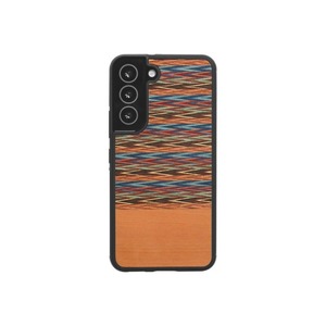 Galaxy S22 Series Wood Case Brownie Checkered