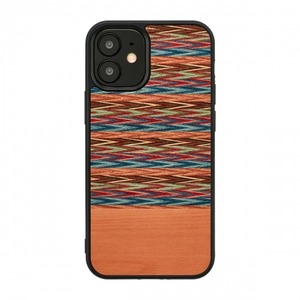iPhone 12 Series Wood Case Brownie Checkered