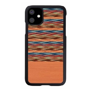iPhone 11 Wood Case Brownie Checkered
