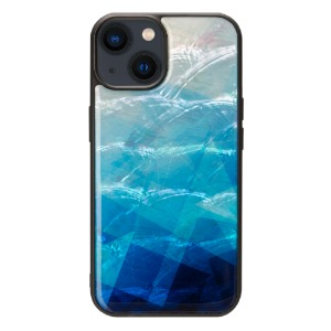 iPhone 14 Pro Max Pro Max Embroidery Case Blue Lake