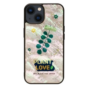 iPhone 14 Pro Max Pro Max Embroidery Case Plant Love 1