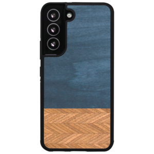 Galaxy S22 Series Wood Case Denim