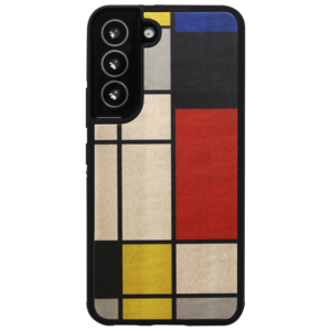 Galaxy S22 Series Wood Case Mondrian Wood