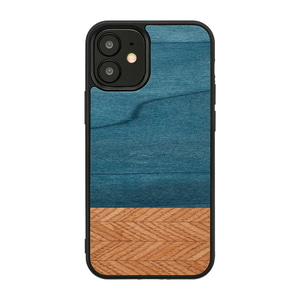 iPhone 12 Series Wood Case Denim