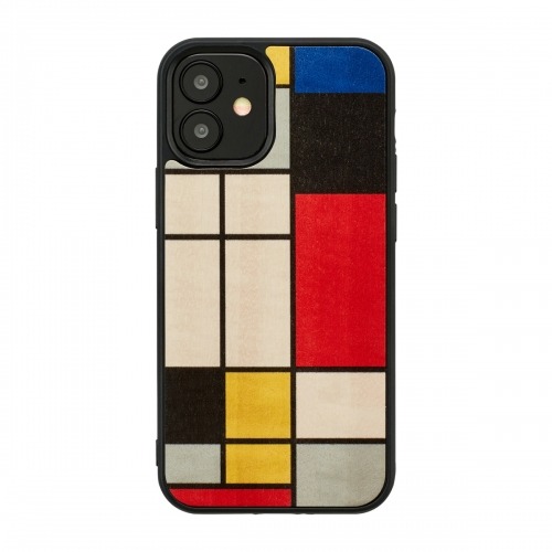 iPhone 12 Series Wood Case Mondrian Wood