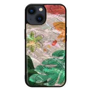 iPhone 14 Series Mother of Pearl Case Botanic Touch 1