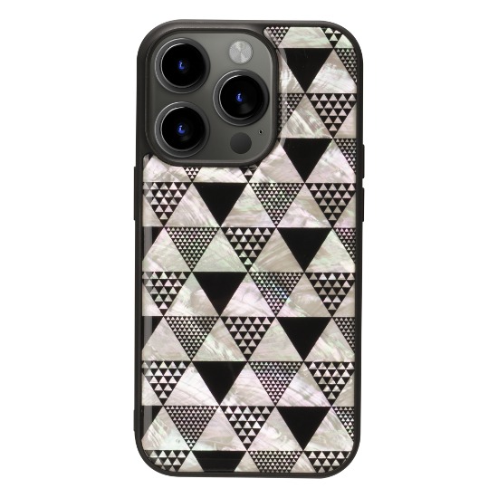 iPhone15 mother of pearl case - Pyramid